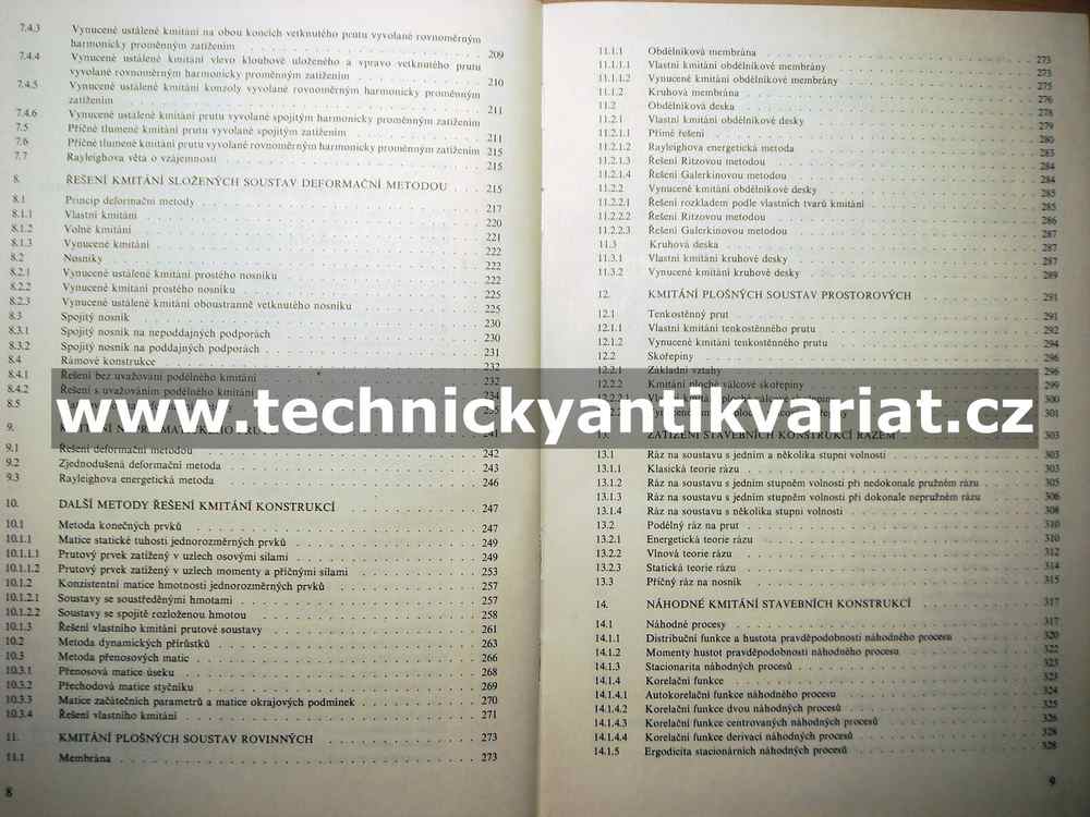 Dynamika stavebních konstrukcí - Baťa, Plachý, Trávníček (1987)