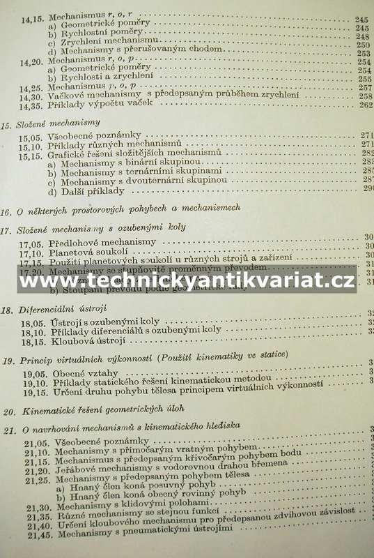 Technická mechanika - II.Kinematika - Šrejtr (1955)