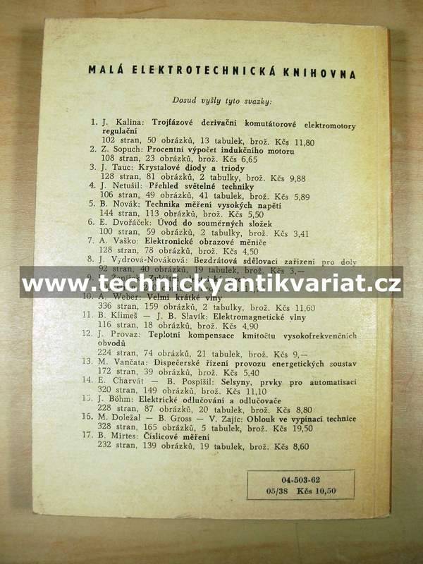 Elektronické měření krátkých časů - Zima, Kubín (1962)