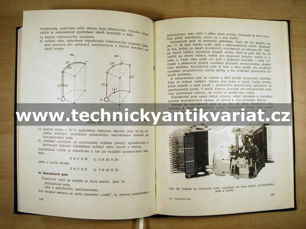 Telefonní relé a vodiče - Otakar Klika (1965)