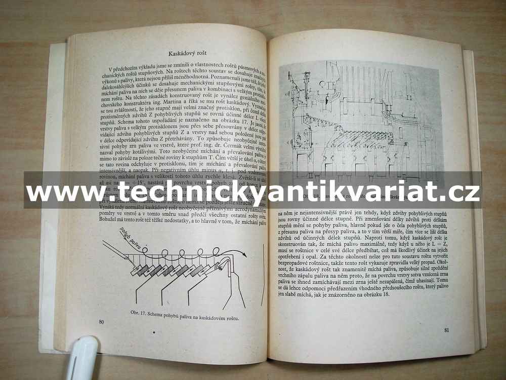 Uskladňování paliv, Spalování méněhodnotných paliv v roštových topeništích (1957)