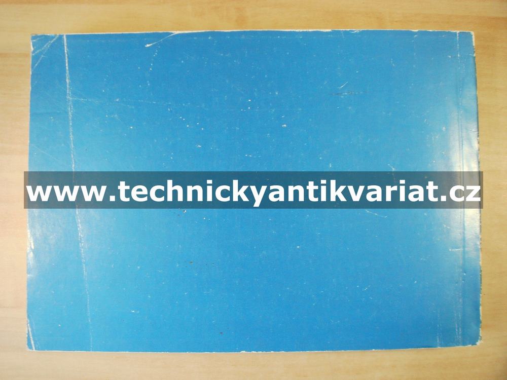 Avia A21, A21F - Katalog náhradních dílů (1987)