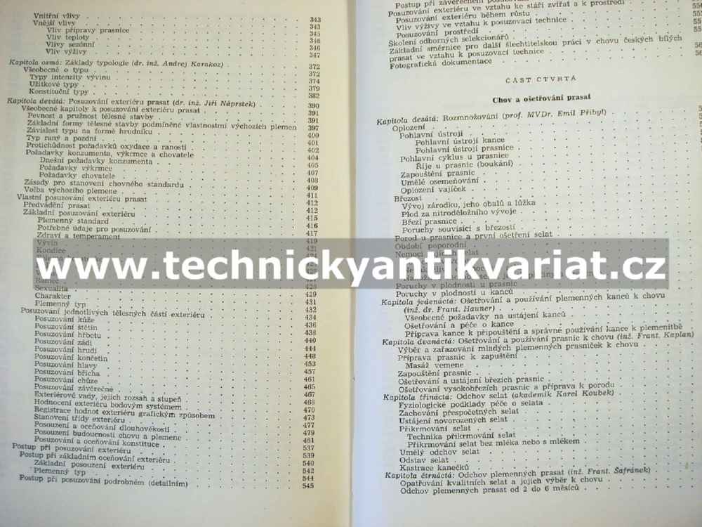 Speciální zootechnika III. Chov prasat (1960)