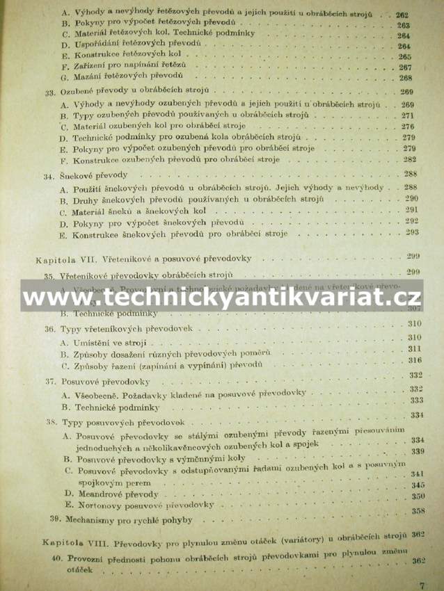 Výpočet a konstrukce obráběcích strojů I. - N.S.Ačerkan (1955)