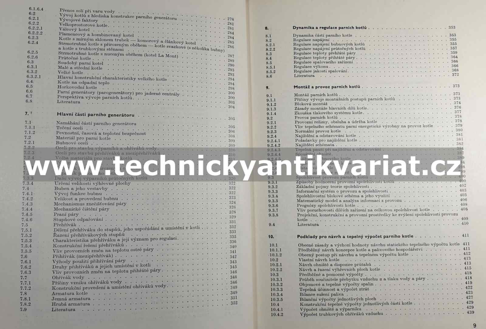 Parní kotle a spalovací zařízení (1975)