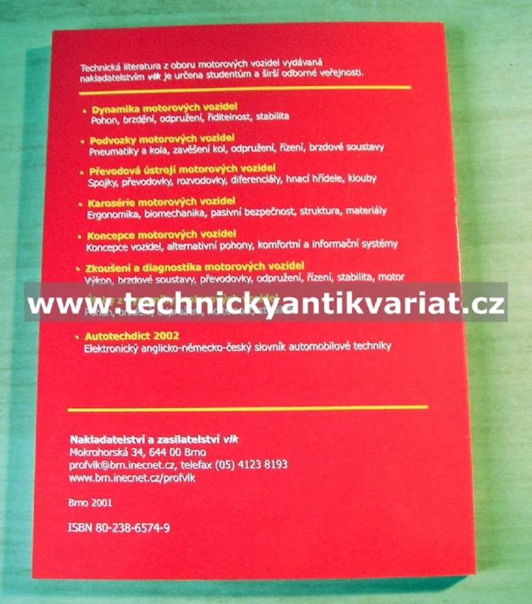 Úloha z dynamiky motorových vozidel - František Vlk (2001)