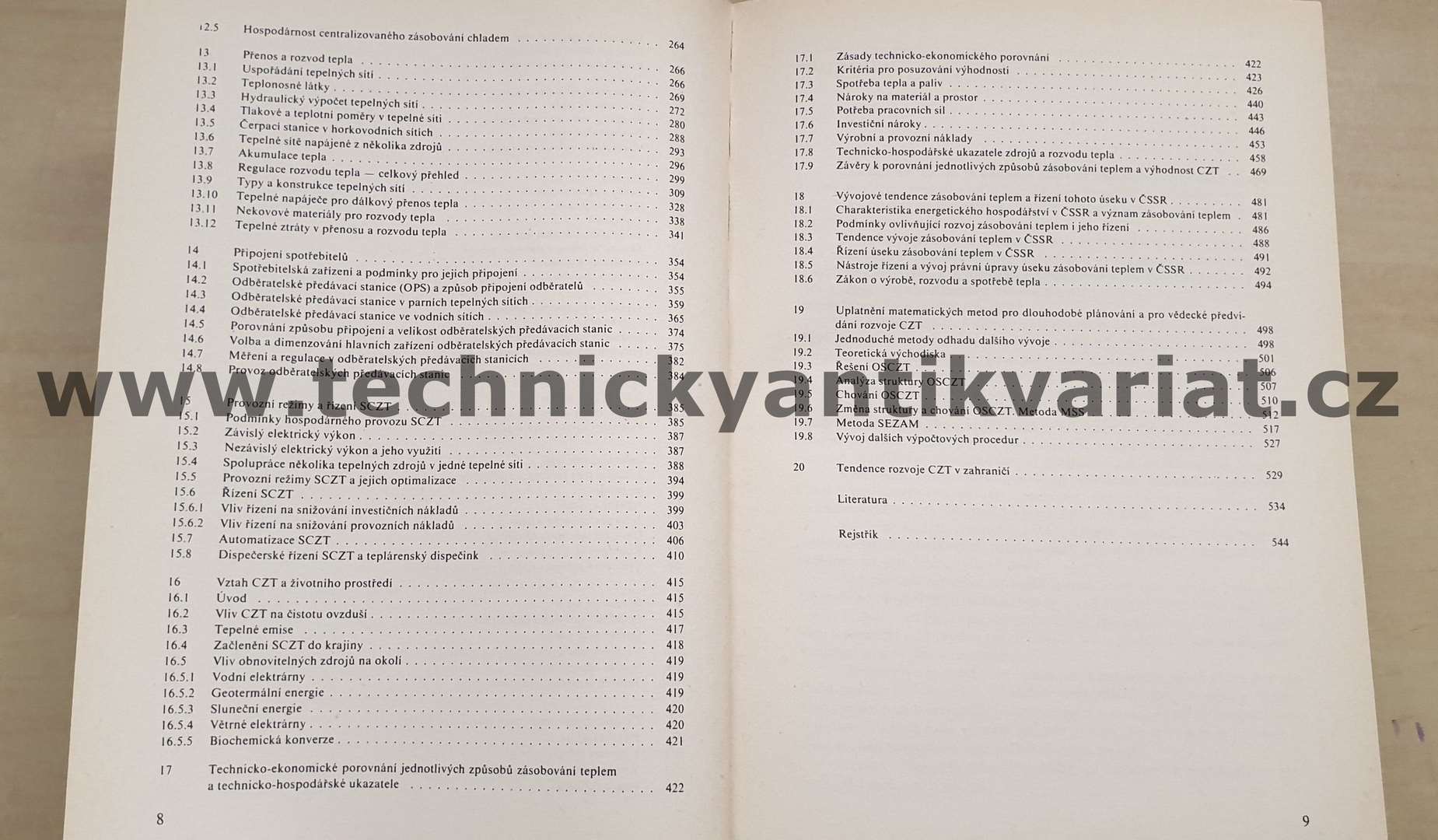 Zásobování teplem a teplárenství - J.Vlach (1989)