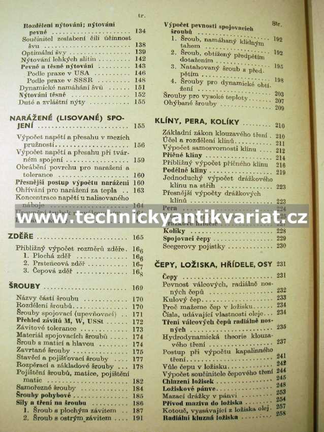 Výpočty a konstrukce - části strojové - B. Dobrovolný (1948)