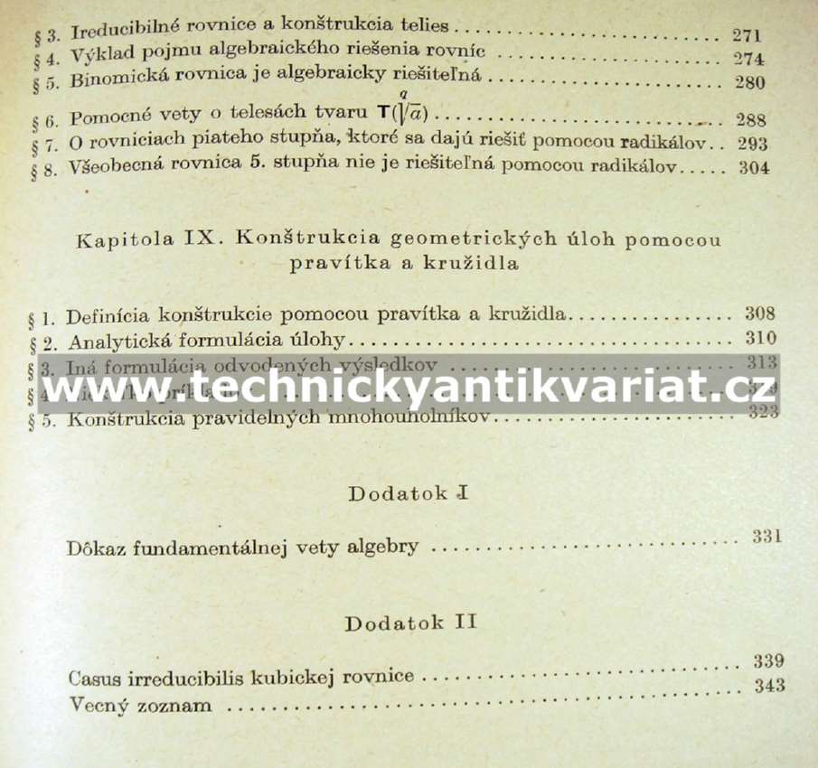 Základy náuky o riešení rovnic - Štefan Schwarz (1958)