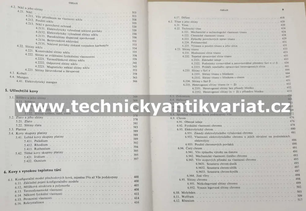 Nauka o materiálu I. Neželezné kovy 3 - Píšek, Jeníček, Ryš (1973)