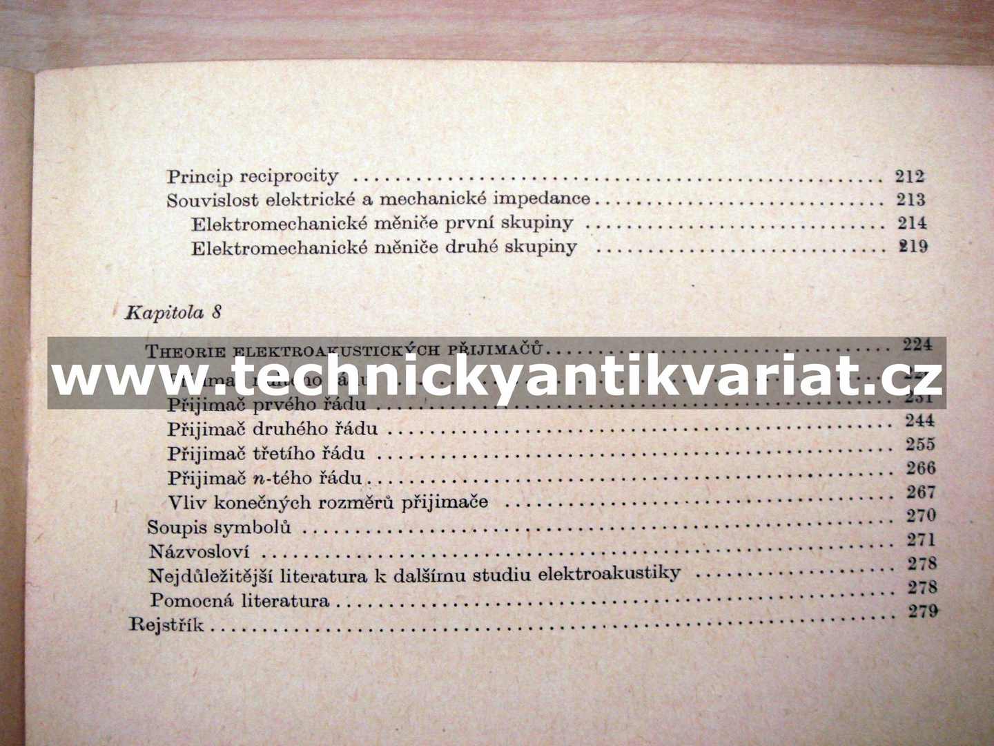 Theorie elektroakustických přístrojů