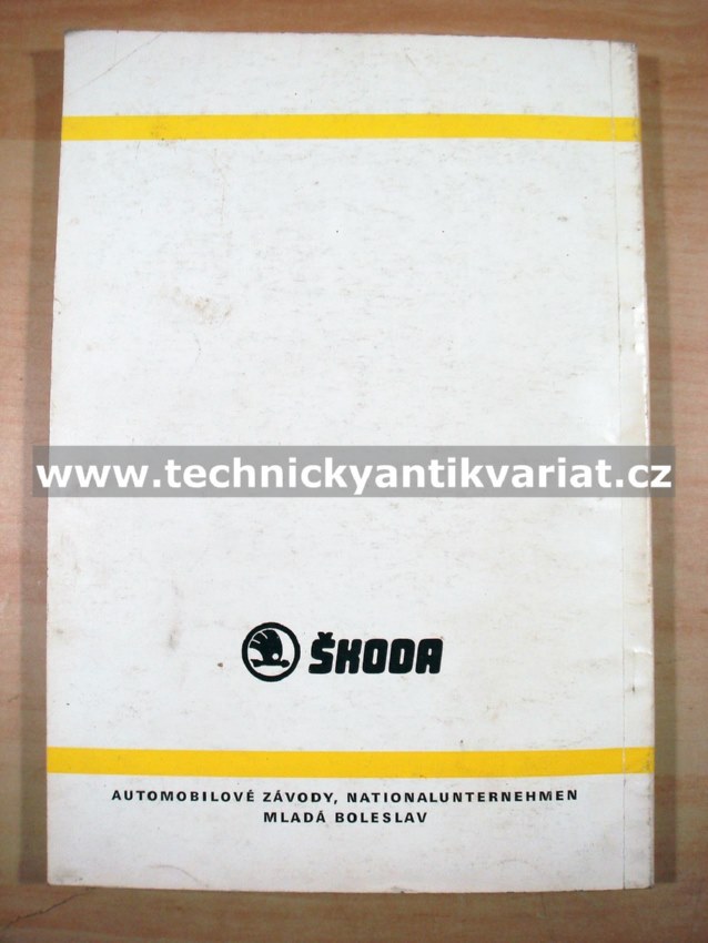 ŠKODA 105S, 105L, 105GL, 120, 120L, 120LS, 120GLS, RAPID - Werkstattenhandbuch (1983)