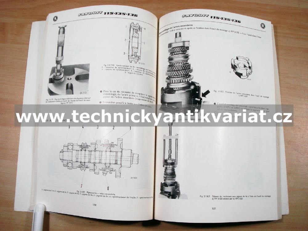 Škoda Favorit 115S, 115L, 135L, 135LS, 136L, 136LS - manuel datalier (1990)