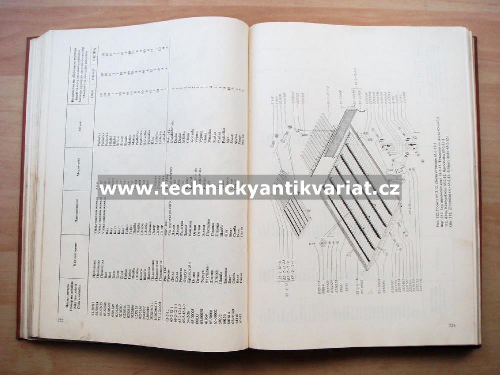 Kolos samochodný kombajn SK 6 - katalog náhradních dílů