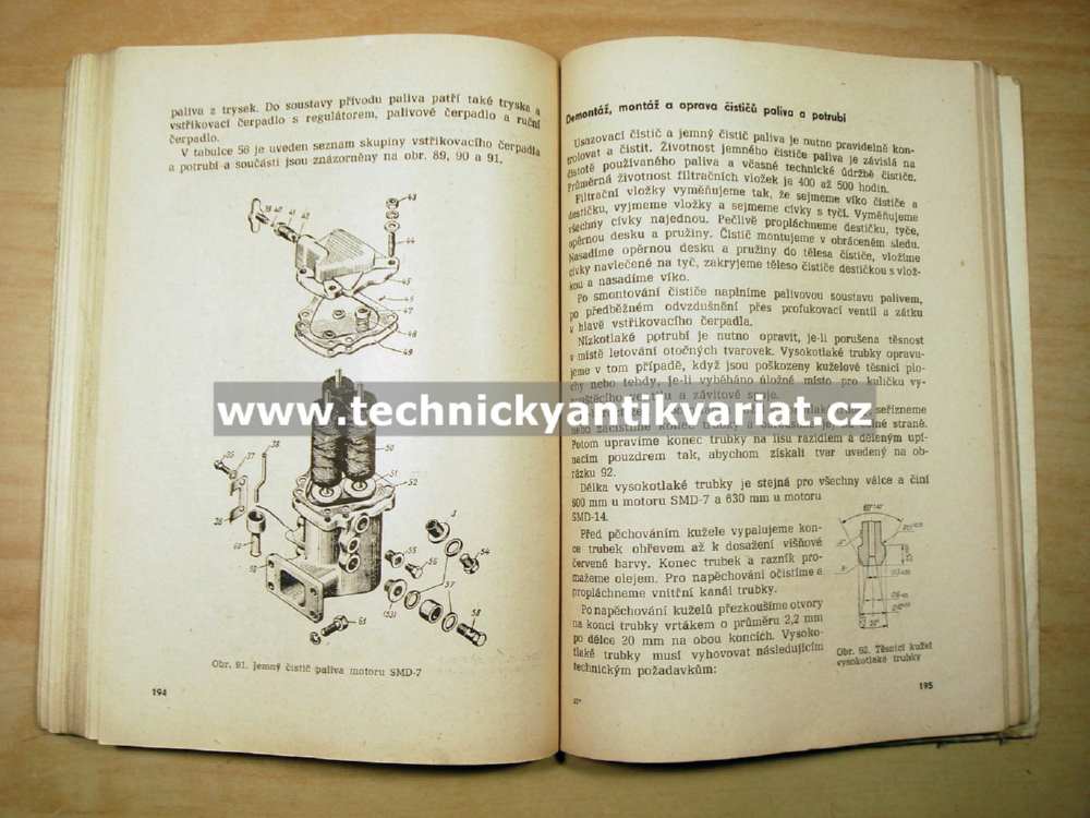 SMD motor - dílenská příručka (1965)