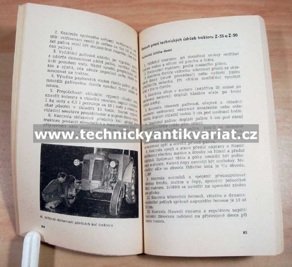 Příručka pro údržbu a opravy traktorů - Bareš a kol. (1966)