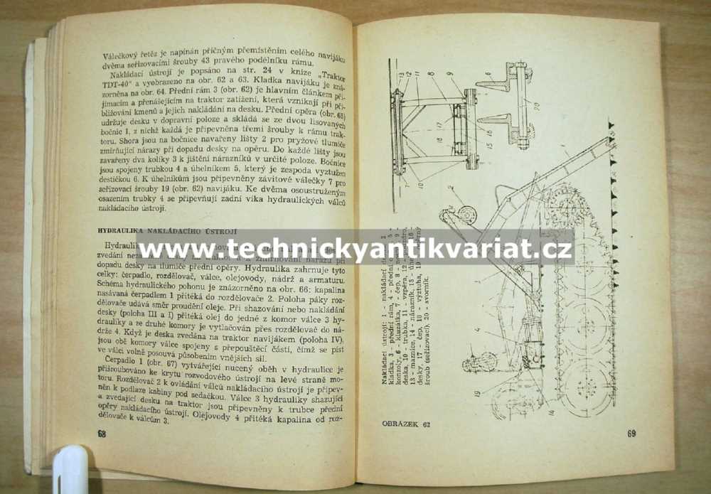 Traktor TDT40M - návod k obsluze (1964)
