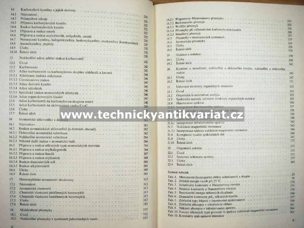Řešené úlohy z organické chemie - Paleta, Panchartek, Trška, Večeřa (1981)