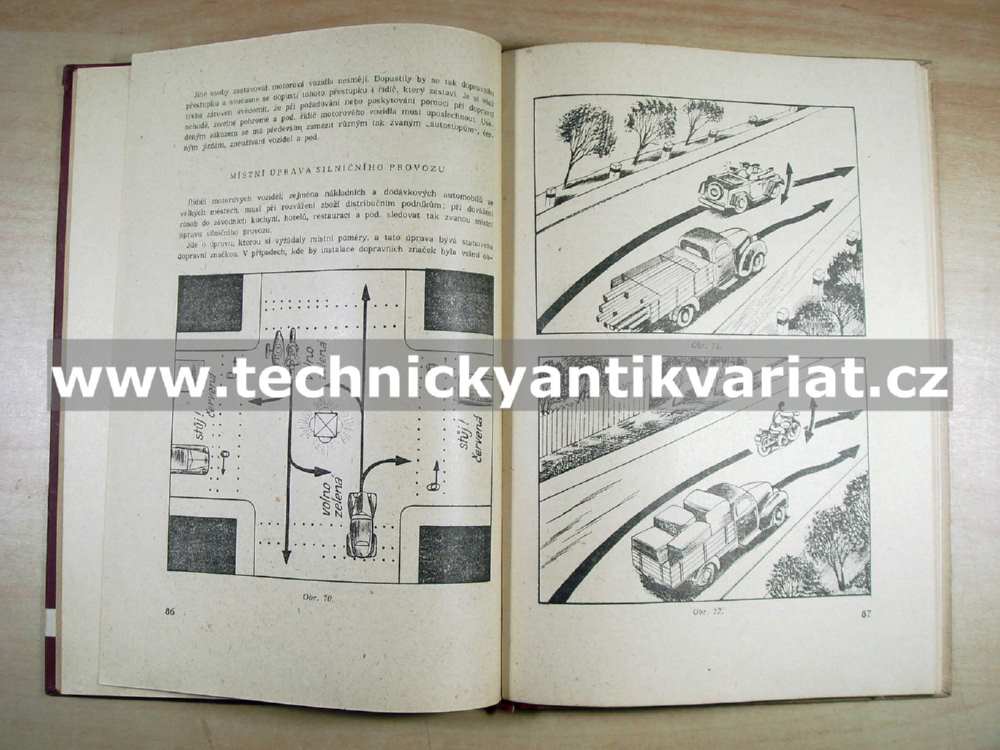 Učebnice předpisů silničního provozu - Srnec, Vinš (1955)