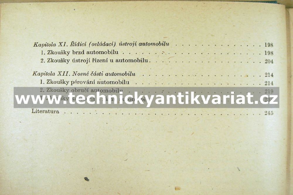 Zkoušení automobilu - Falkevič, Divakov (1954)