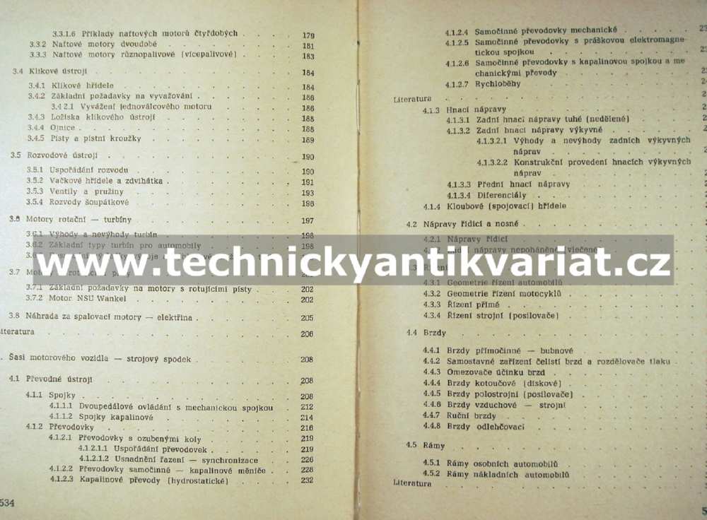Motorová vozidla - Rudolf Vykoukal (1964)