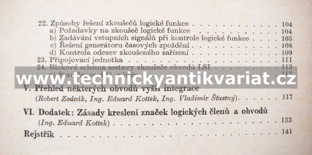 Číslicové obvody velké integrace - Jiřina (1976)