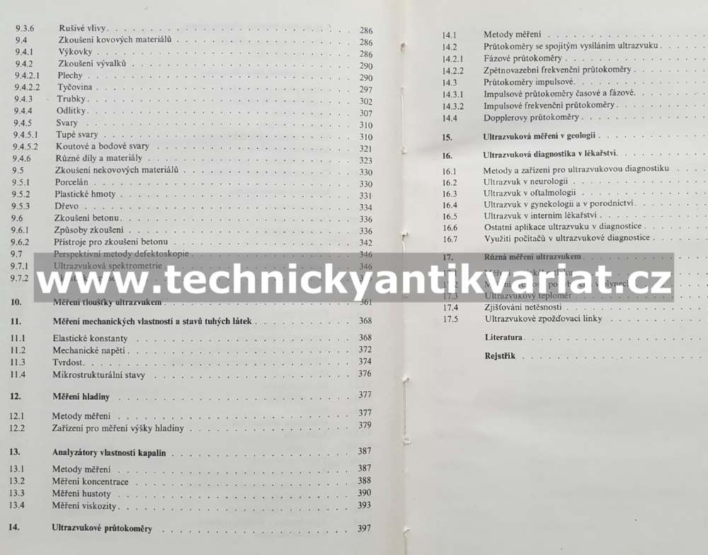 Ultrazvuk v měřicí technice - Jaroslav Obraz (1984)