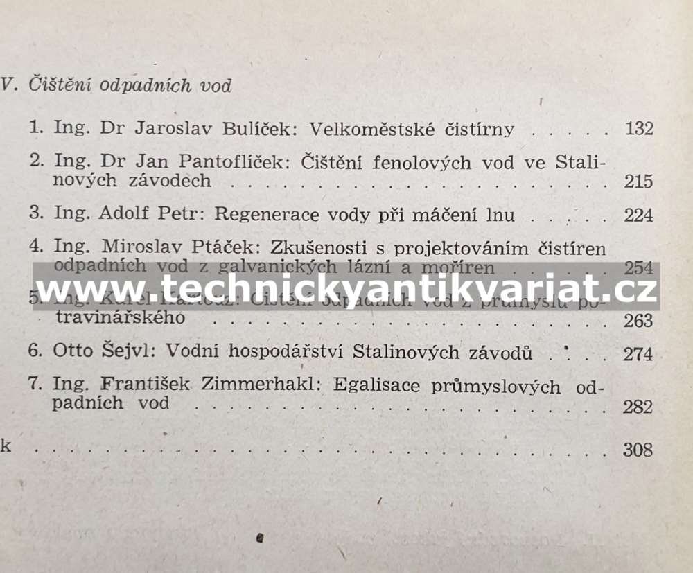 Péče o čistotu vod IV. - Adolf Petrů (1955)