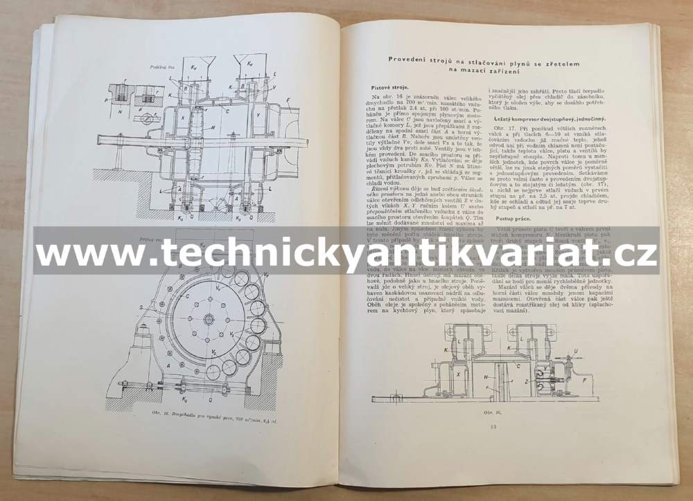 Stroje na stlačování plynů a jejich mazání - František Tikal (1951)
