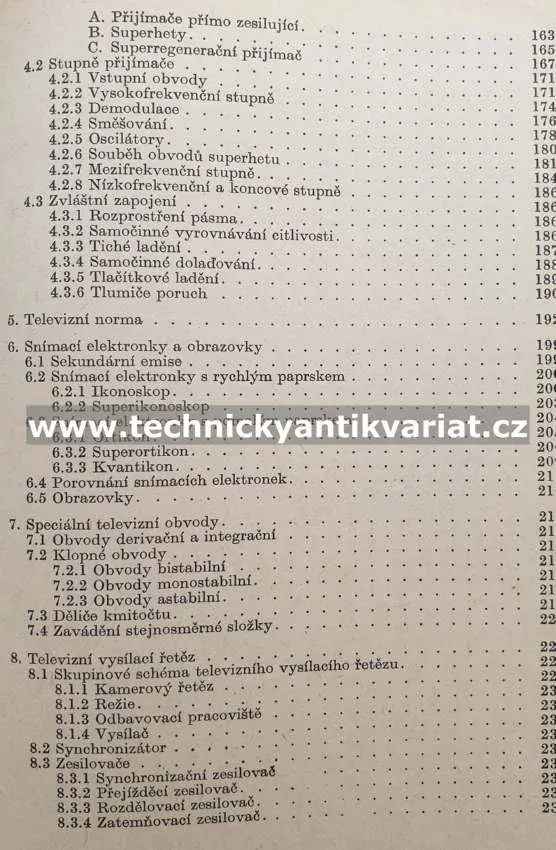 Rozhlasová a televizní zařízení - Jiří Tůček (1961)