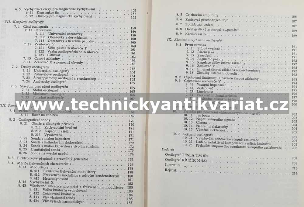 Elektronkový oscilograf - Norton Nadler (1954)