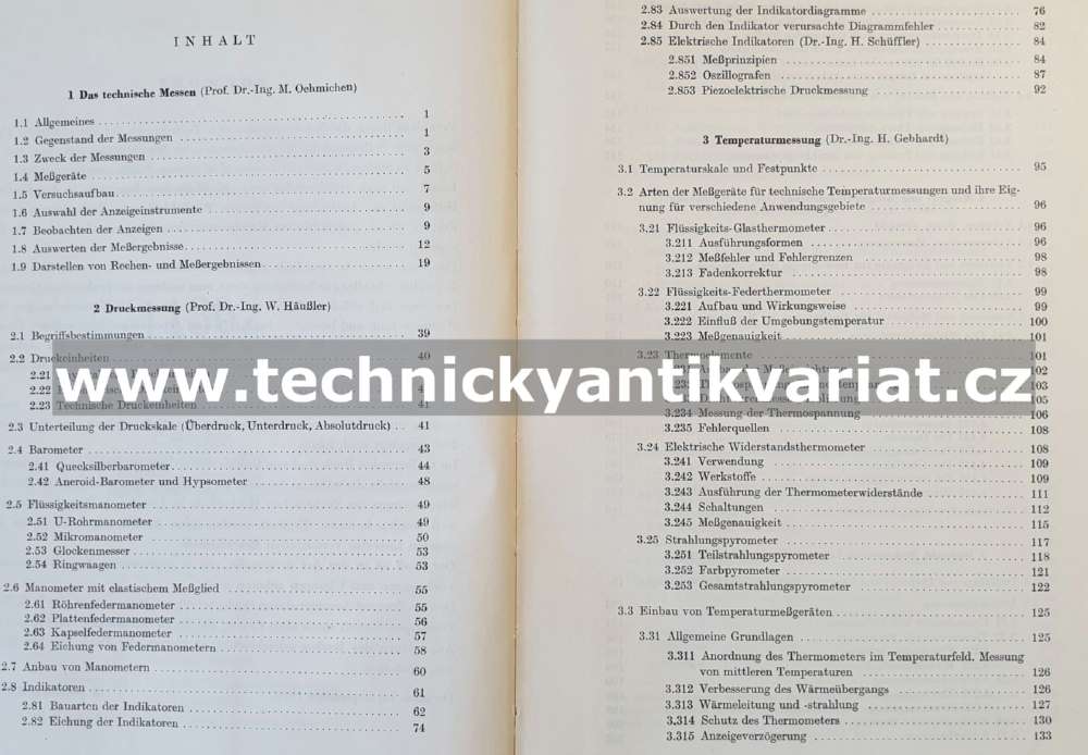 Maschine Untersuchungen I.met verfahren - Oehmichen (1959)
