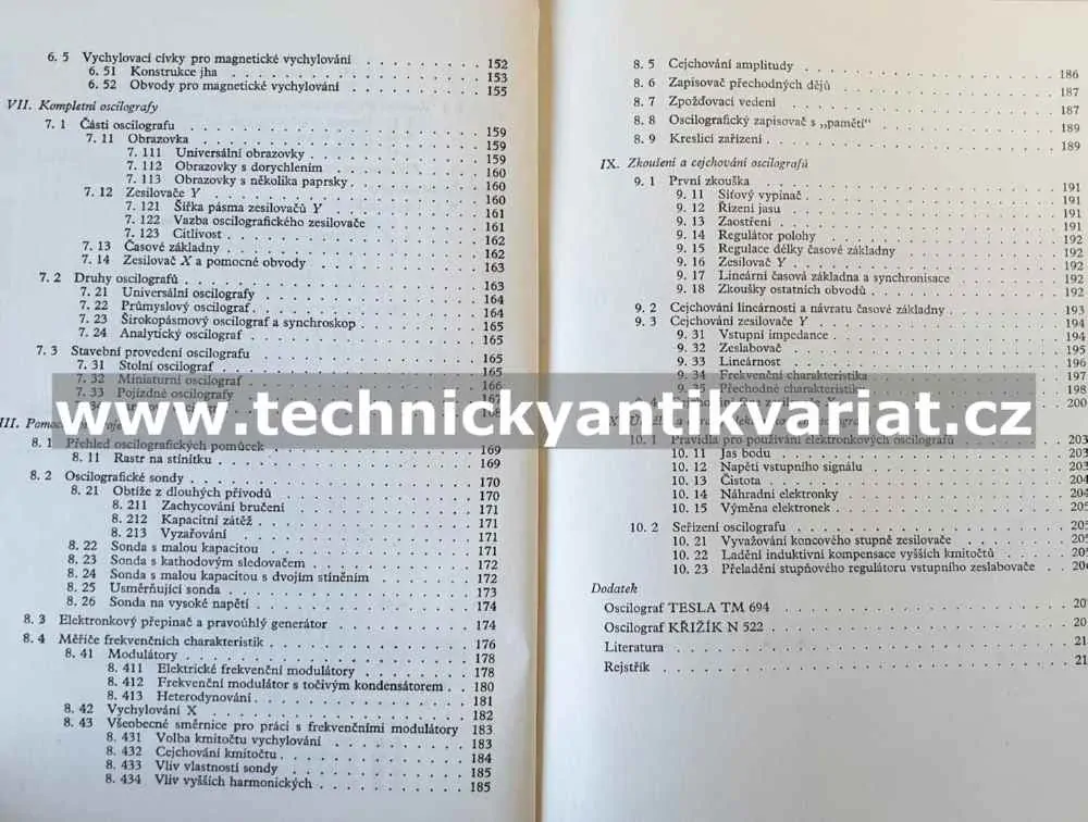 Elektronkový oscilograf - Norton Nadler (1954)