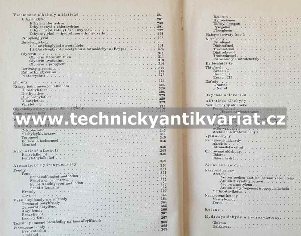 Organická technologie I. - Viktor Ettel (1955)