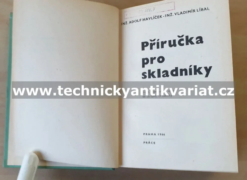 Příručka pro skladníky - Havlíček, Líbal (1966)