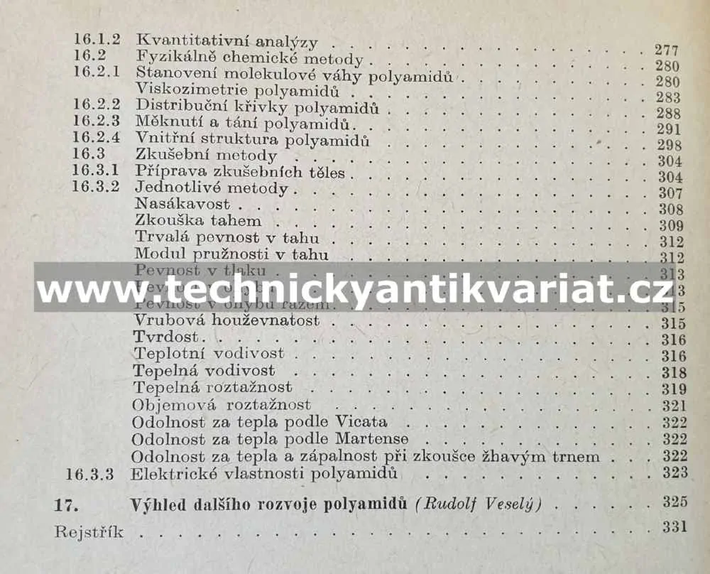 Polyamidy - Veselý, Sochor (1963)