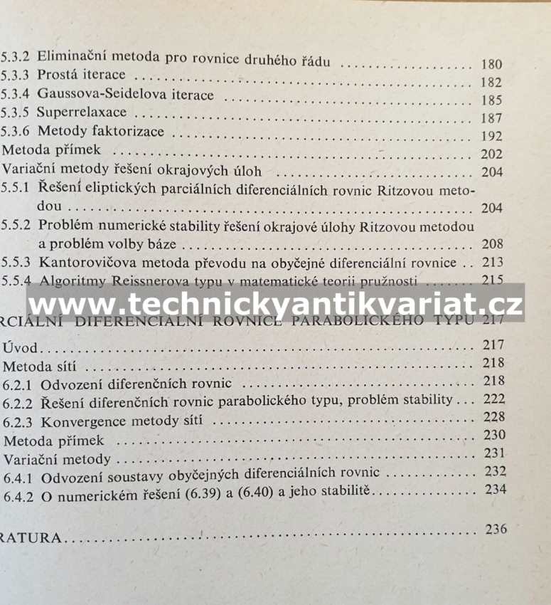Numerické řešení diferenciálních rovnic - Babuška, Práger, Vitásek (1964)