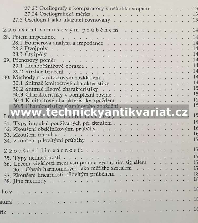 Oscilografická měření - Norton Nadler (1958)