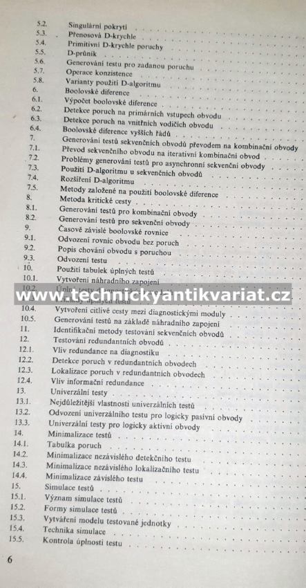 Diagnostika elektrických číslicových obvodů - Hlavička, Kottek, Zelený (1982)