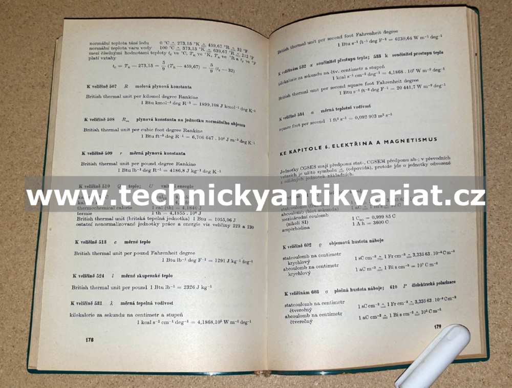 Fyzikální a technické veličiny - Jaroslav Binko (1968)
