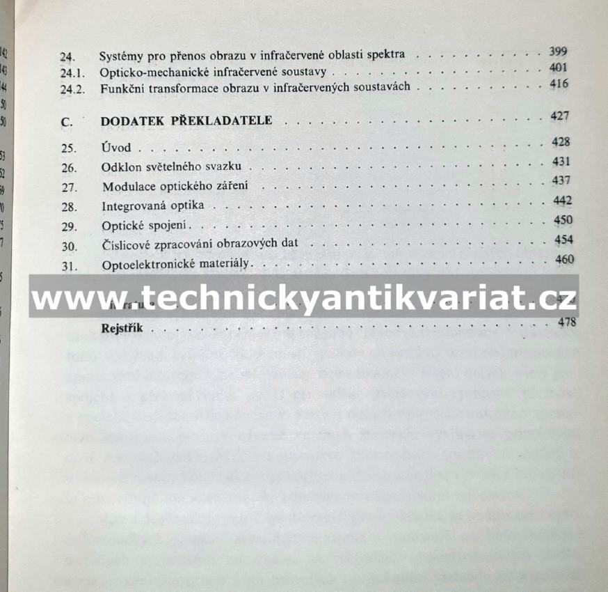 Optoelektronické zpracování informace - G.P.Katys (1978)