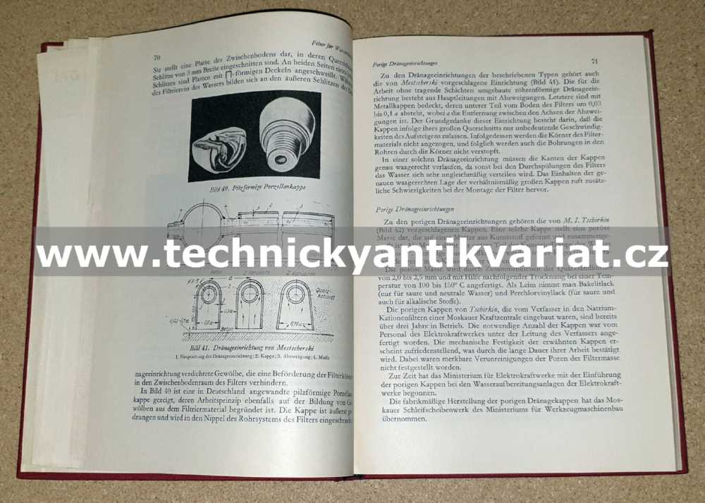 Ausrüstung für Wasseraufbereitungsanlagen - Gutwish, Gastalski (1952)