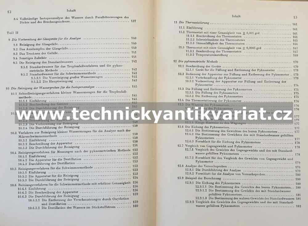 Isotopenanalyse des Wassers - A.I.Schatenstein (1960)