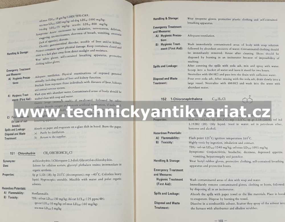 Toxis and Hazardous industrial chemicals safety manual (1974)