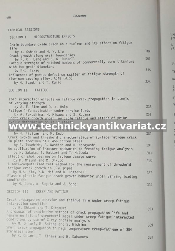 Role of Fracture Mechanics in Modern technology - Sih, Nisitani, Ishihara (1987)