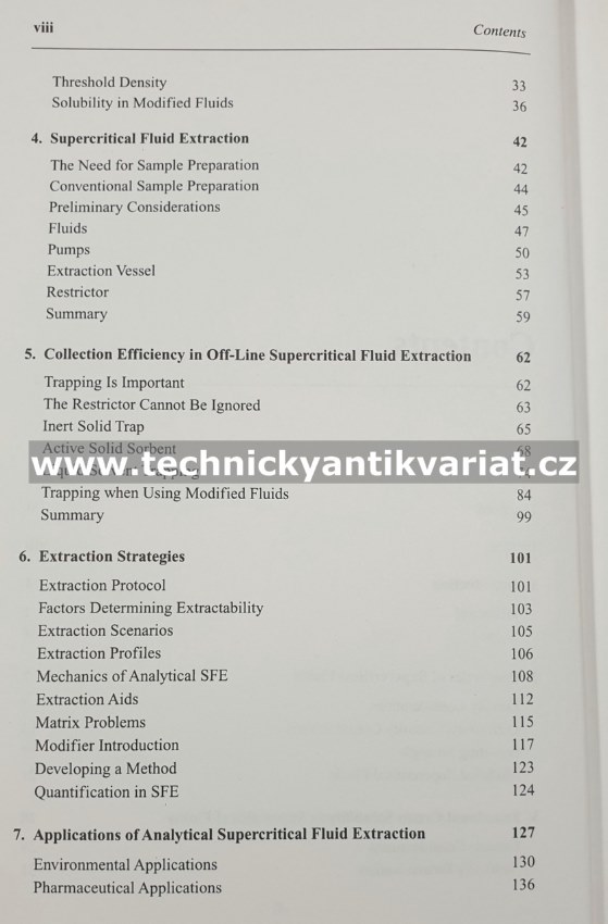 Supercritical Fluid Extraction - Taylor (1995)