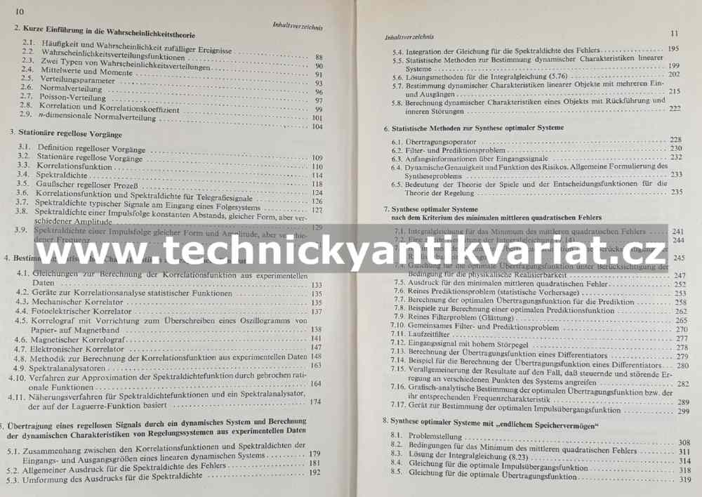 Einfuhrung in die statistische Dynamik lineare Regelungssysteme - Solodovnikov (1963)