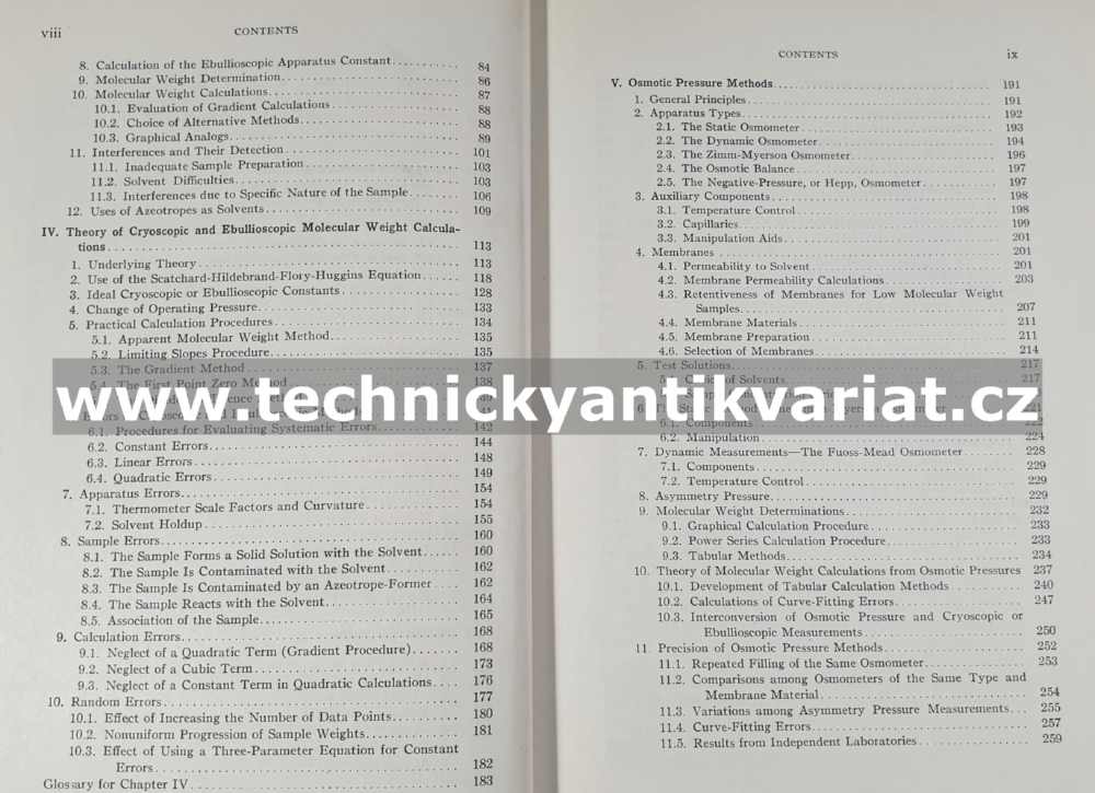 Number average molecular Weights - Bonnar, Dimbal, Stross (1958)