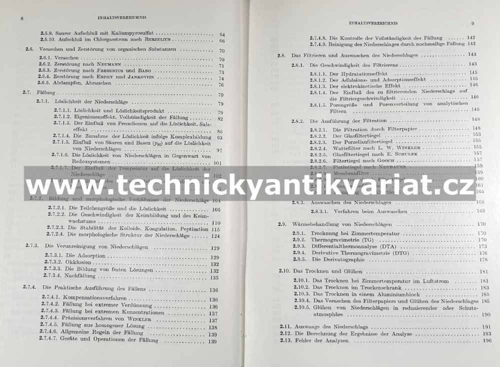 Theorie und Praxis der Gravimetrischen analyse I. - L.Erdey (1964)