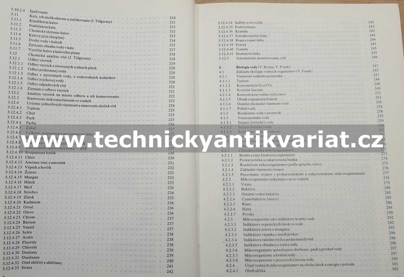 Chémia, biologia a toxikologia vody a ovzdušia - J. Tolgyessy a kolektiv (1984